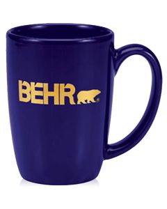 14oz Printed Contour Coffee Mug