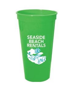 24oz Smooth Imprinted Stadium Cups