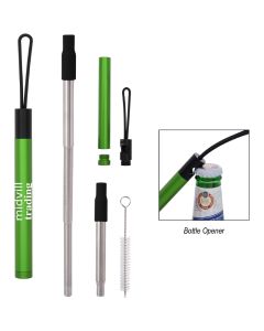 Mateo Straw Kit With Bottle Opener