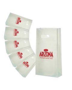 Custom Printed Frosted Die Cut Totes