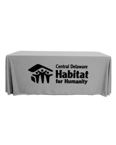 Logo 4' 3-Sided Table Cover