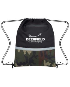 Camo Accent Drawstring Sports Pack