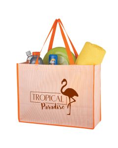 Matte Laminated Non-Woven Bahama Tote Bag