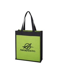 Laminated Jute Tote Bag