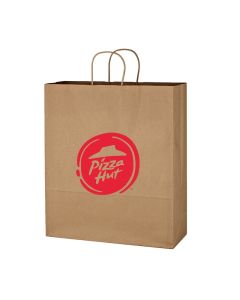 Kraft Paper Brown Shopping Bag - 16