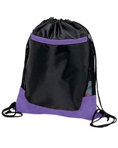 Customized Large Zippered Drawstring Bag