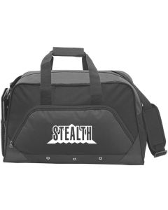 Custom Sports Duffel Bag - Black printed