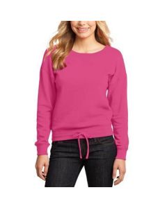 District-Juniors Core Fleece Wide Neck Pullover