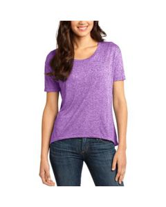 District Juniors Microburn Wide Neck Hi/Lo Tee