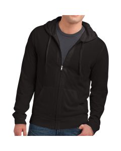 District Young Mens Lightweight Jersey Full-Zip Hoodie