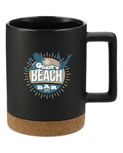 Bates 15 oz. Ceramic Mug w/Cork Base