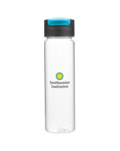 Fru-Tea 24 oz. Single Wall Clear Triatan Plastic Water Bottle