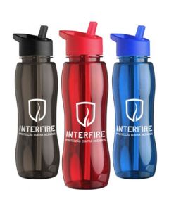 Monogrammed Slim Grip 25 oz. Tritan Bottle (Flip Straw Lid)