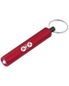 Mini Cylinder LED Flashlight Key Tag