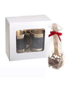 Casablanca Coffee Cups & Hot Cocoa Gift Set