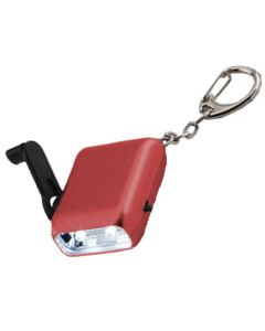 Hand Crank Flashlight Keychain