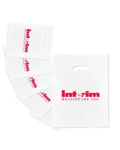 Printed White Super Gloss Die Cut Handle Bags