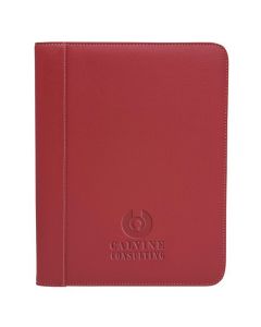 Personalized Lamis Zippered Padfolio