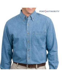 Port Authority Long Sleeve Denim Shirt