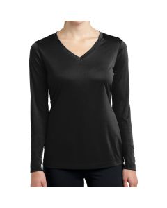 Sport-Tek Ladies Long Sleeve V-Neck PosiCharge Competitor