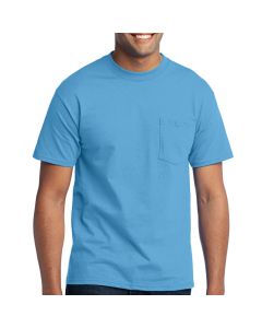 Port & Company - 50/50 Cotton/Poly T-Shirt with Pocket (Apparel)