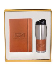 Personalized Tuscany Journal & Tumbler Gift Set