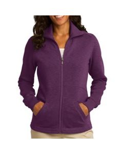 Port Authority Ladies Slub Fleece Full-Zip Jacket