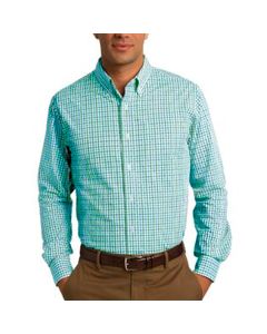 Port Authority Long Sleeve Gingham Easy Care Shirt