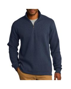 Port Authority Slub Fleece 1/4-Zip Pullover