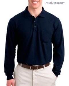 Port Authority L-Sleeve Silk Touch Sport Shirt