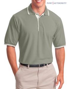 Port Authority Silk Touch Shirt with Stripe