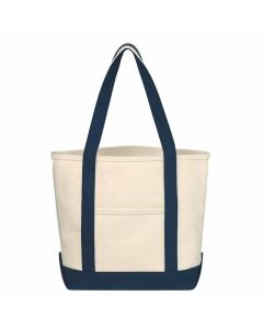 Printable Small Heavy Cotton Canvas Boat Tote