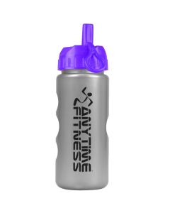 Printed Metalike 22 oz. Bottle with Flip Straw Lid