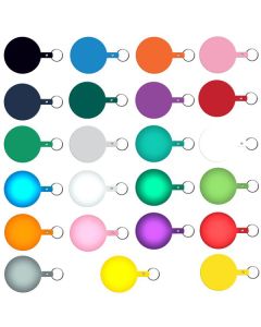 Promotional Large Circle Flexible Key-Tag