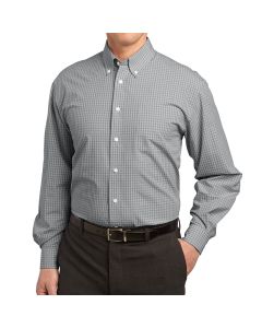 Port Authority Plaid Pattern Easy Care Shirt (Apparel)