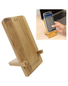 Bamboo Wireless Charger Phone Stand