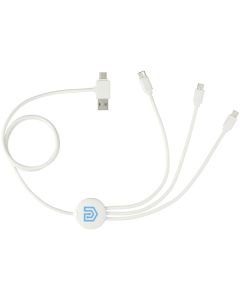 5-in-1 Charging Cable With Antimicrobial Additives