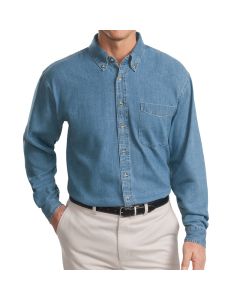 Port Authority Tall Long Sleeve Denim Shirt (Apparel)