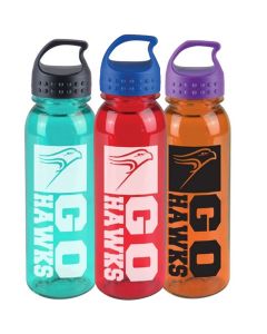 Personalized 24 oz Poly-Pure Bottle with Crest Lid - Group