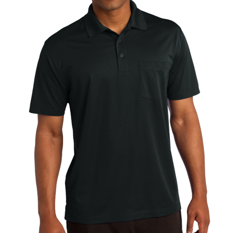 Sport-Tek Micropique Sport-Wick Pocket Polo