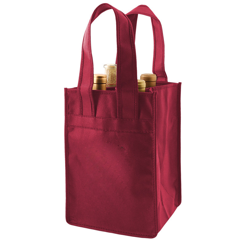 Monogrammed 4 Bottle Wine Totes