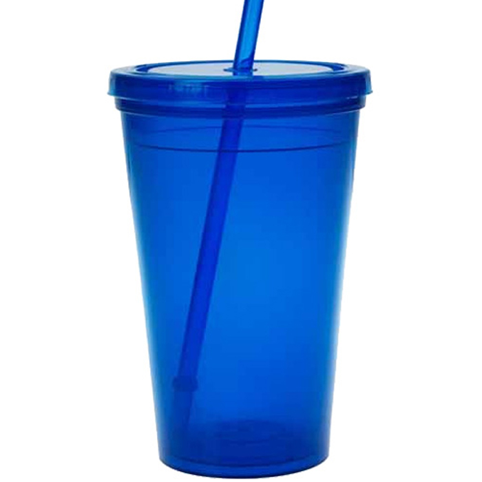 Custom 16 oz. Plastic Tumblers With Lids