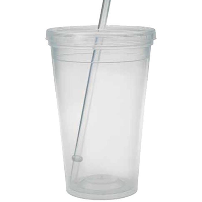 Custom 16 oz. Plastic Tumblers With Lids