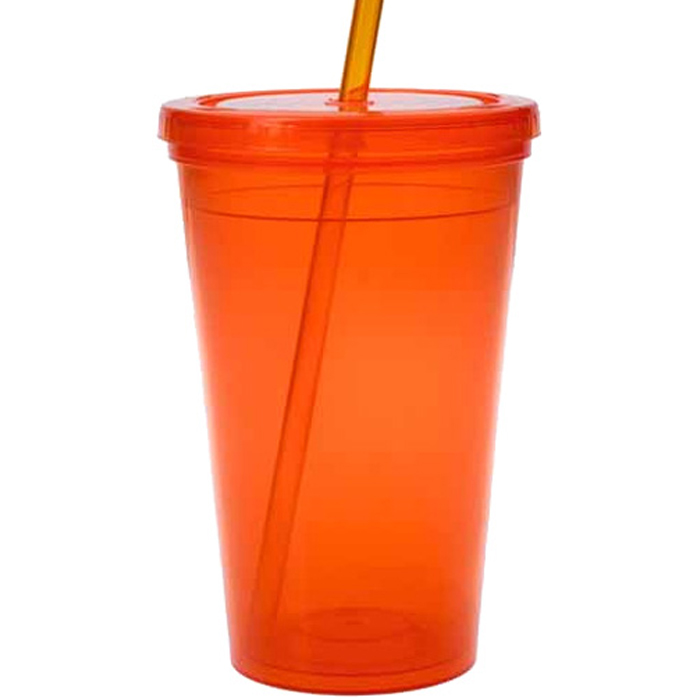 Custom 16 oz. Plastic Tumblers With Lids