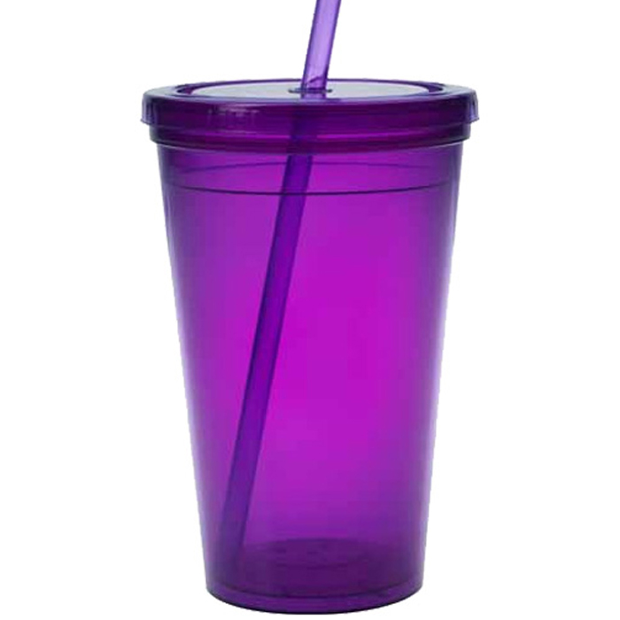 Custom 16 oz. Plastic Tumblers With Lids