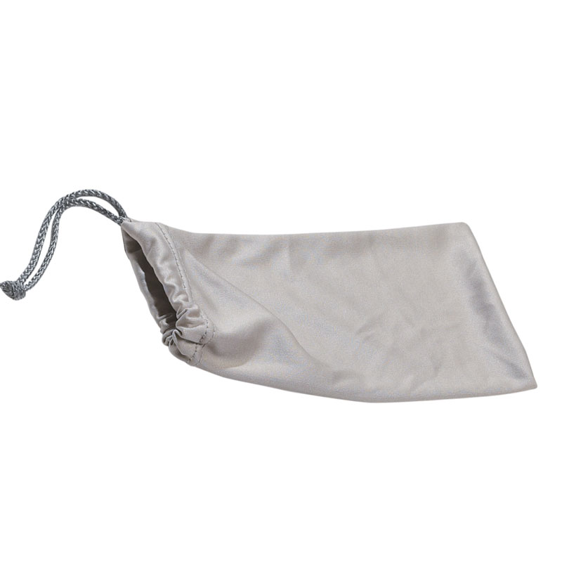 Printed Microfiber Pouch With Drawstring