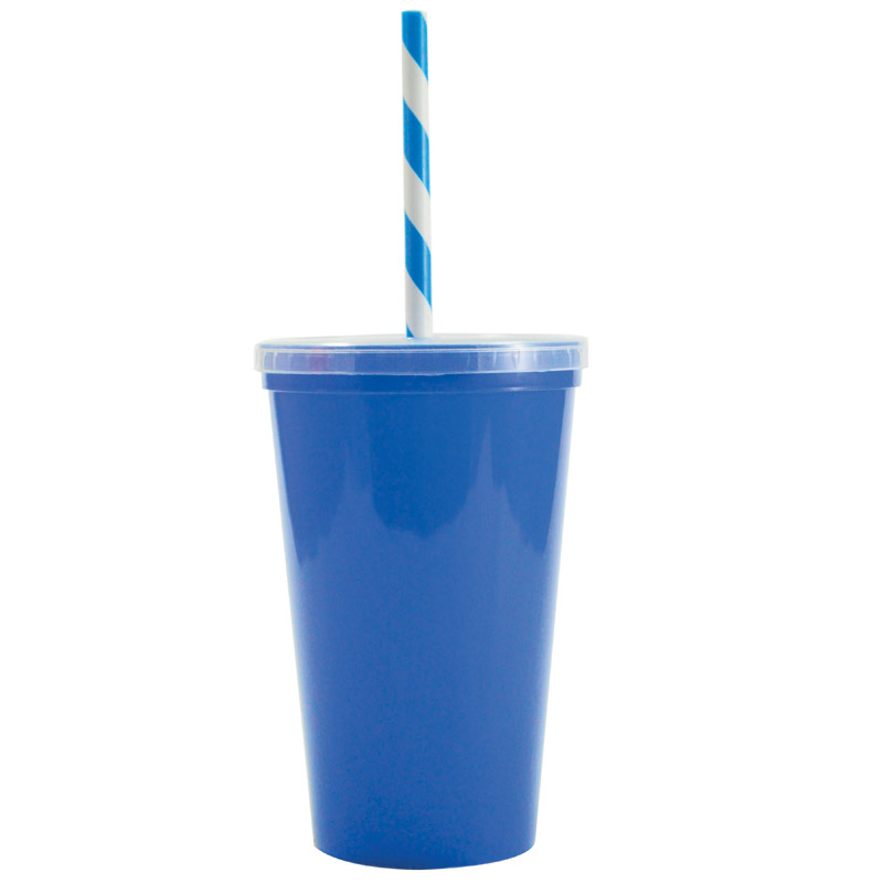 20 oz Stadium Cups With Straw