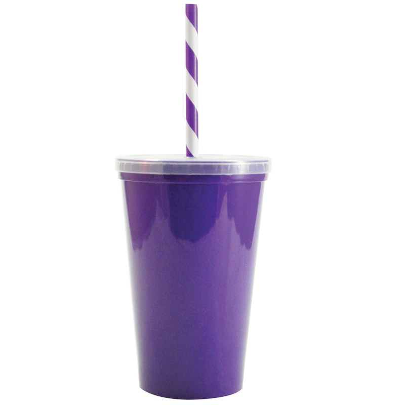 20 oz Stadium Cups With Straw