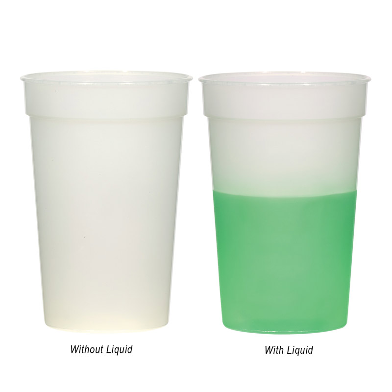 Custom 16 oz Color Changing Stadium Cup