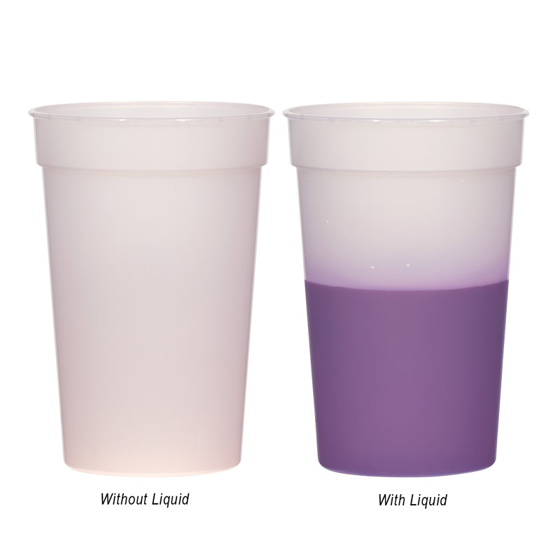 Custom 16 oz Color Changing Stadium Cup